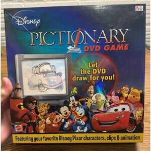 Disney Pictionary DVD Game Pixar Brand New Open‎ Box
